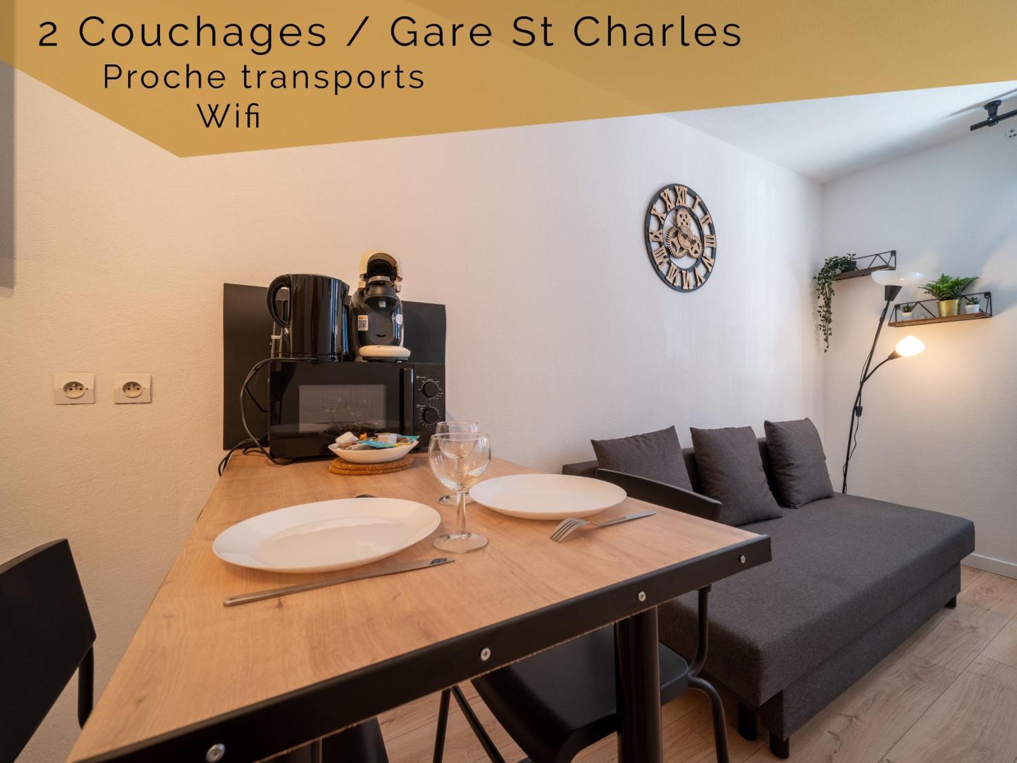 Appartement Tout Equipe A 6Min De La Gare St Charles Marseilles Exterior foto