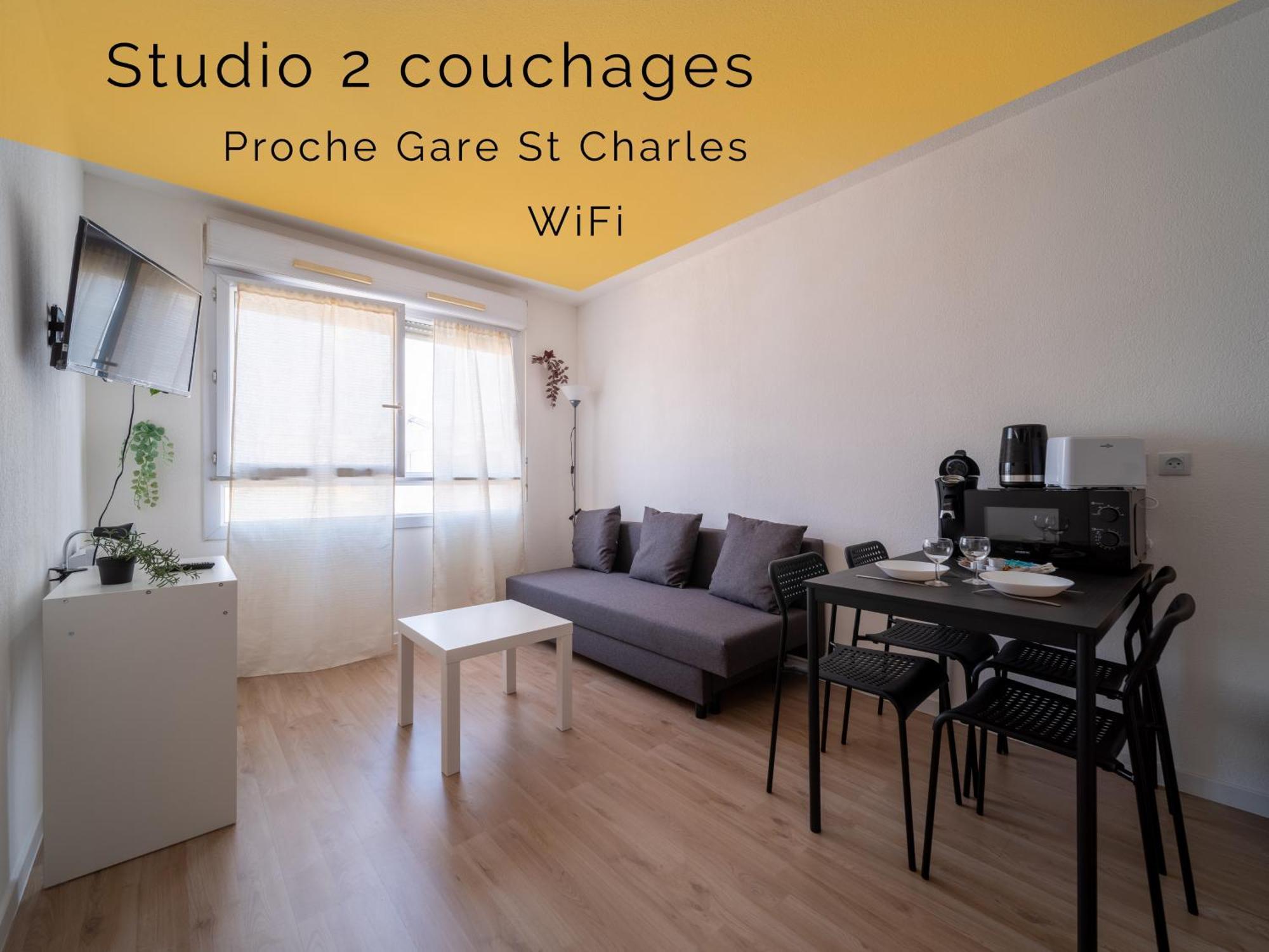 Appartement Tout Equipe A 6Min De La Gare St Charles Marseilles Exterior foto